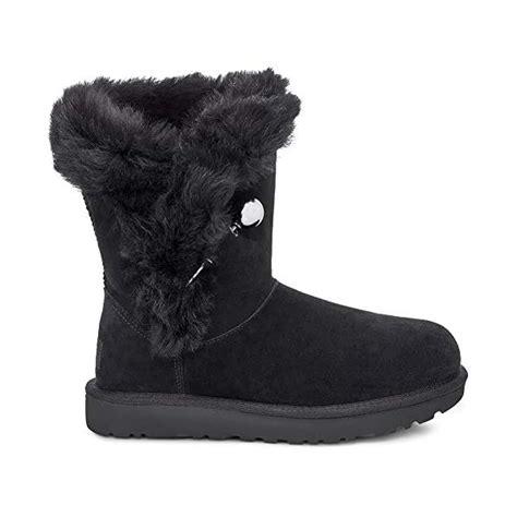 Ugg Classic Fluff Pin Womens Boot 9 Bm Us Black Pretty Boots And Shoes