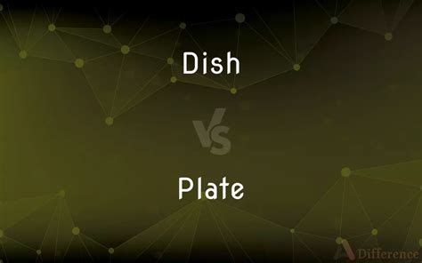 Dish Vs Plate — Whats The Difference