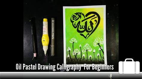 How To Write And Color Simple Calligraphy Using Crayons For Beginners