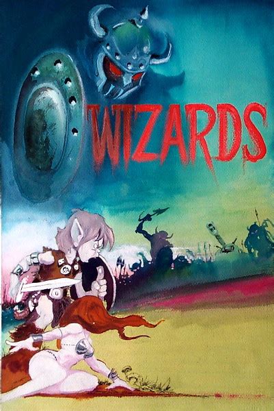 Wizards Original Production Poster 2 Wizards 1977 R Flickr