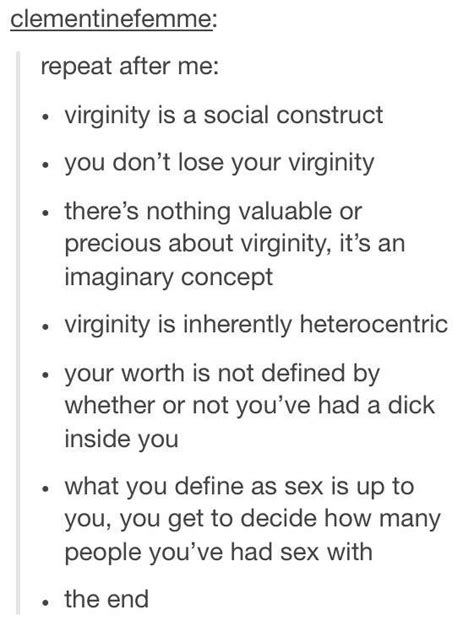 Do You Agree That Virginity Is A Social Construct Sexuality
