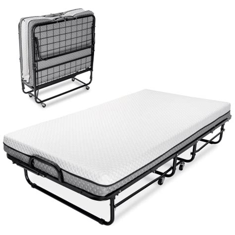 Super Strong Adult Diplomat Rollaway Folding Twin Size Guest Bed With