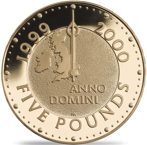 Five Pounds 1999 Millennium Coin From United Kingdom Online Coin Club