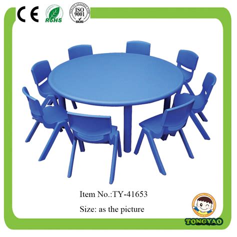 China Kids Plastic Round Table and Chairs - China Plastic ...