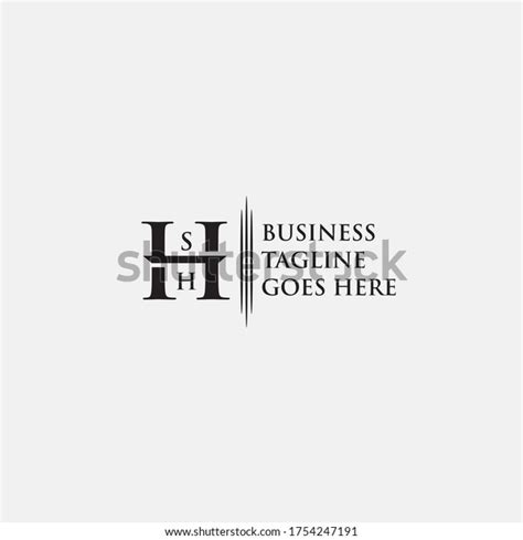 Letter Hsh Design Concept Logo Inspiration Stock Vector Royalty Free