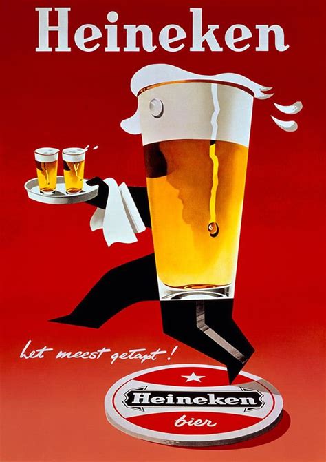 it s nice that check out these excellent retro heineken adverts from across the decades poster