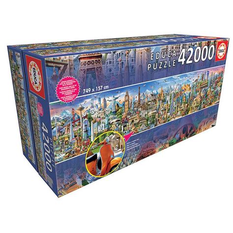 Puzzle Educa Tour Du Monde 42000 Pièces Kubekingsfr