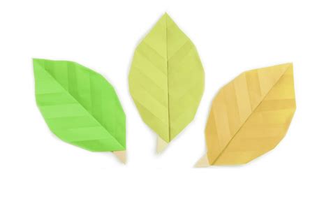 How To Make Easy Origami Leaves