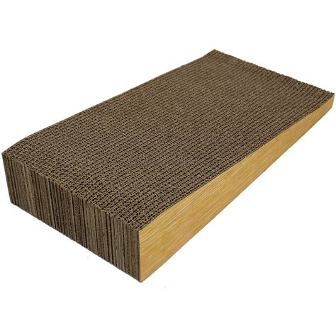 Easipet Cat Cardboard Corrugated Scratcher Board Mat 2pcs