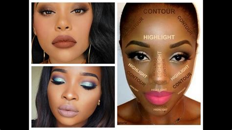 Best Makeup Looks For Black Women Dark Skin Contouring And