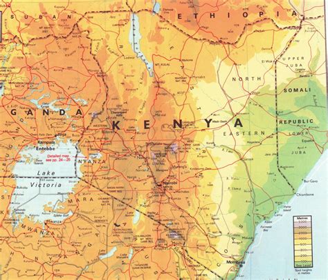 Maps Of Kenya Map Library Maps Of The World