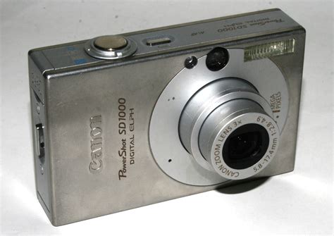 Canon Powershot Sd1000 Digital Elph 71mp 3x Optical Zoom Digital