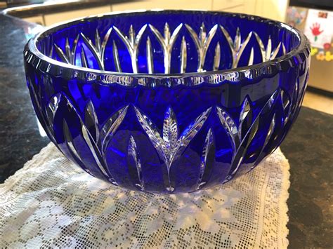 Pin On Cobalt Cut To Clear Vase