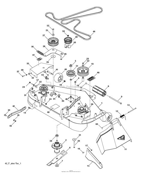 Husqvarna Yth24v42ls 96043011500 2010 11 Parts Diagram For Mower