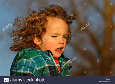 Blonde Hair Curly Hair Hi Res Stock Photography And Images Alamy