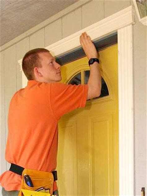 For some people, the garage door is the front door of their property because they drive their vehicle into the garage and then enter the house through a side door. Decorative trim around a doorway is a quick, easy, and ...