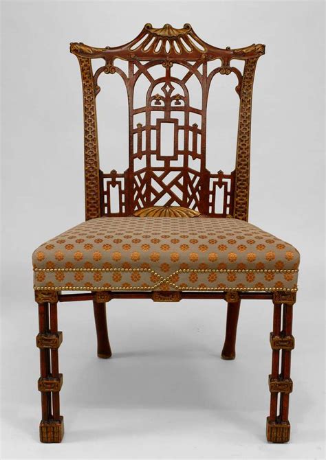 Amazon's choice for chippendale chairs. Set of Twelve 19th Century Chinese Chippendale Style ...