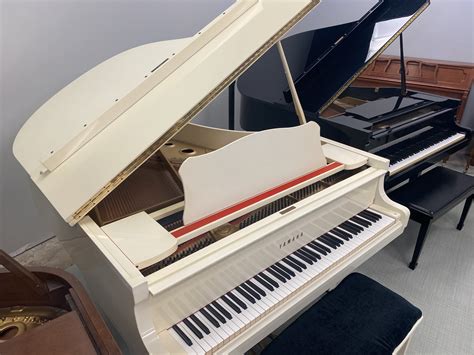 New Used Yamaha G2 White Grand Pianos Used Pianos Solich Piano