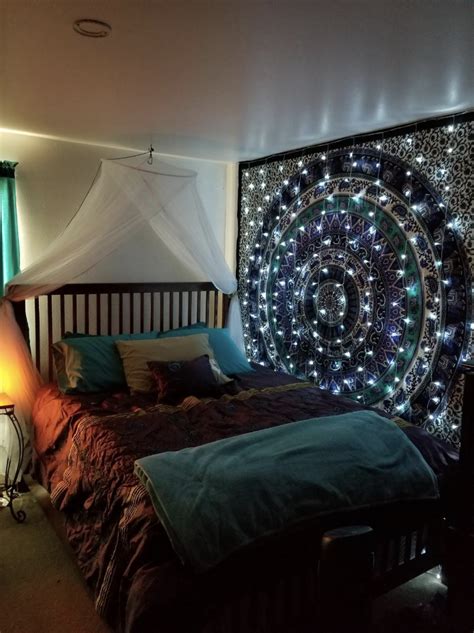 Amethyst Mandala Tapestry X Curtain Lights Bedroom Styles Bedroom