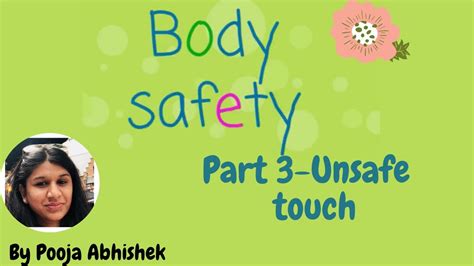 Unsafe Touch Good Touch Bad Touch Body Safety Series Youtube