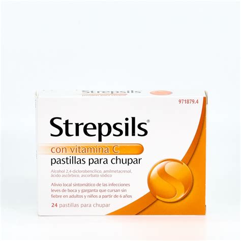 Comprar Strepsils Con Vitamina C 24 Pastillas Para Chupar Sin Receta
