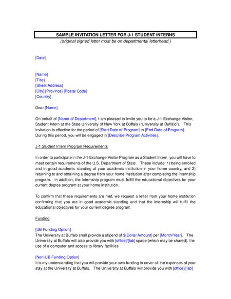 Invitation letter from family or friends for tourism an invitation letter for a visa application is one type of letter the applicant has to present to the embassy where they are applying for a visitor visa. 7 pdf J-1 VISA STUDENT INTERNSHIP PRINTABLE HD DOWNLOAD ...