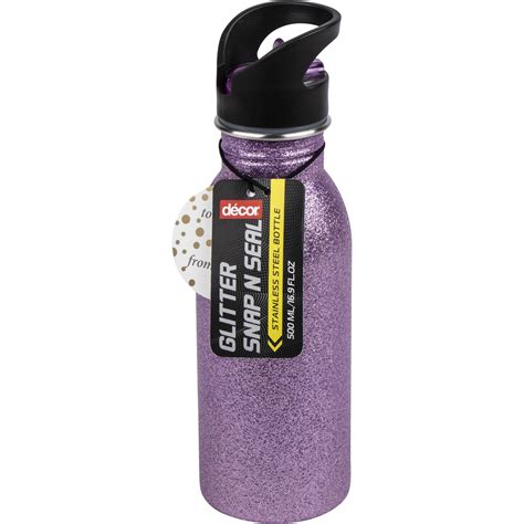 Vanity stainless steel mirror decoration furniture home decor dressing tables decor powder room. Decor Glitter Snap N Seal Stainless Steel Bottle 500mL ...