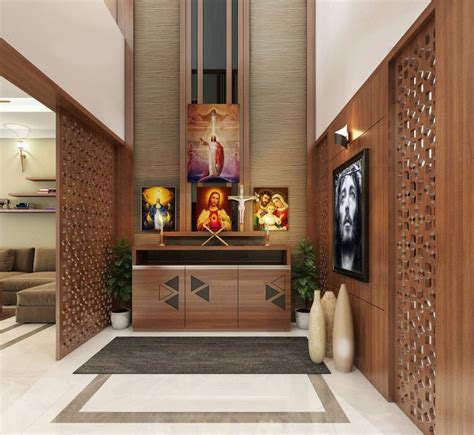 Christian Prayer Room Design Altar Design Prayer Room Pooja Room