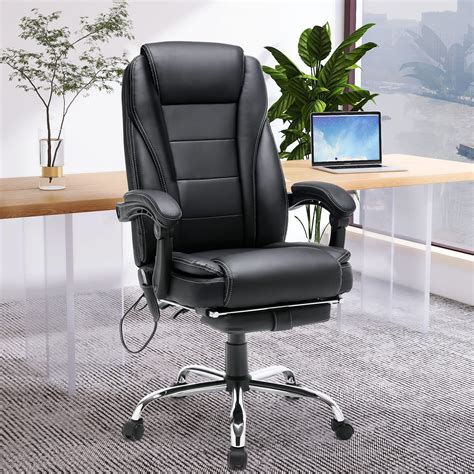 Buy Homrest Executive Office Chair Ergonomic High Back Cushion Lumbar Back Support Computer