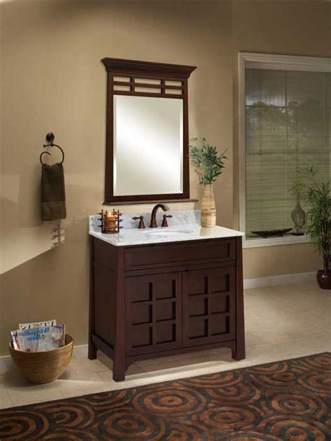 Whats The Standard Depth Of A Bathroom Vanity Asian Bathroom Zen