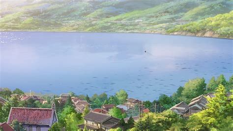 Hd Wallpaper Anime Your Name Itomori Kimi No Na Wa Lake Town