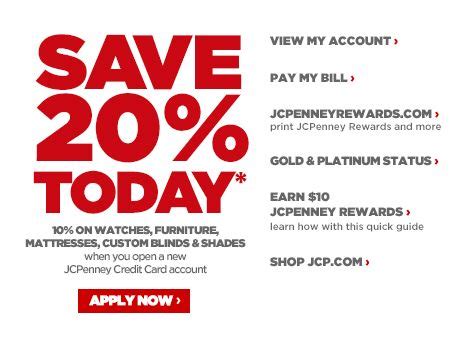 For each $1 spent on a qualifying purchase at jcpenney stores or jcp.comusing your jcpenney credit card account, you will receive 1 jcpenney rewards point, up to the p JCPenney Online Credit Center | Credit card online, Jcpenney, Credit card