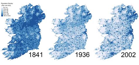 New Map Animates Devastation Of The Great Hunger Irish America