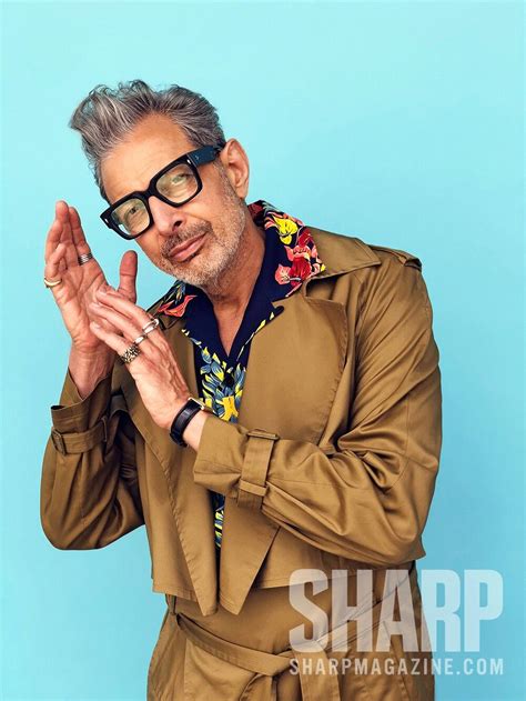 Jeff Goldblum Sharp Magazine 2018 Old Man Fashion Old Male Model