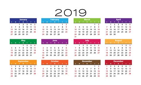 Slcc academic calendar sept calendar printable calendars 2019 odia calendar 2021 february sunrise. 2019 Calendar Template Free Stock Photo - Public Domain Pictures