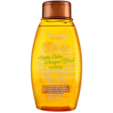 Aveeno Apple Cider Vinegar Blend Clarify And Shine Shampoo 12 Fl Oz