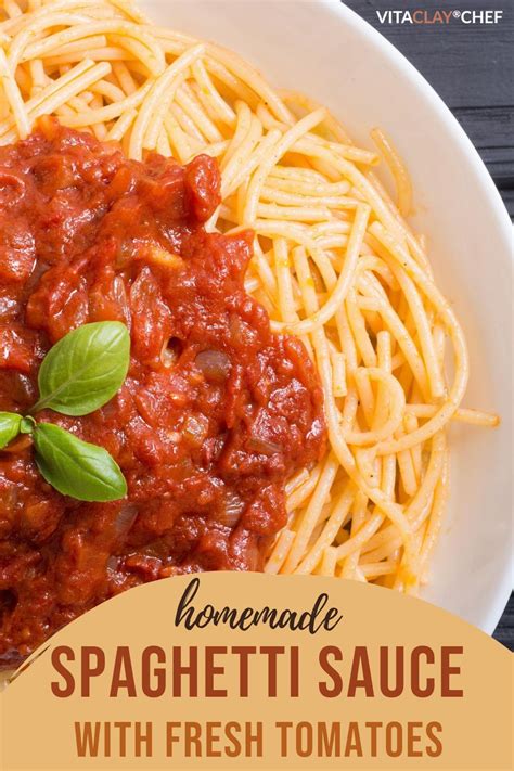 Homemade Spaghetti Sauce Recipe With Fresh Tomatoes Artofit