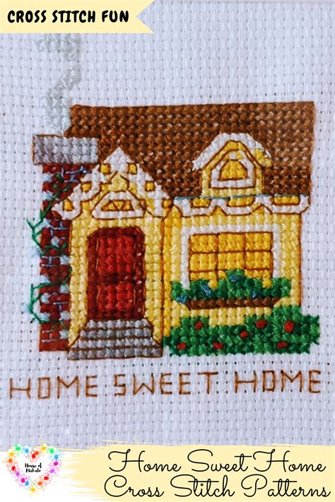 8 Heartwarming Home Sweet Home Cross Stitch Patterns