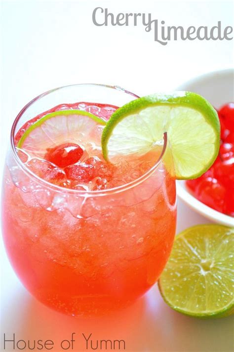 Cherry Limeade Only Three Ingredients And Ready In Minutes So Pretty
