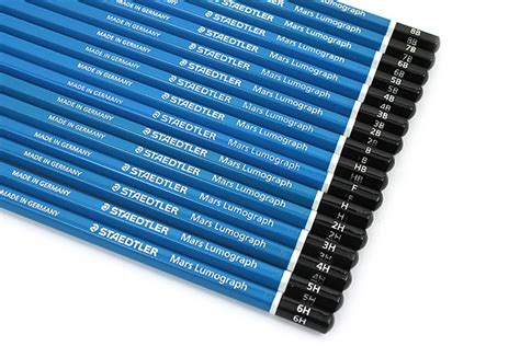 What makes the pencil a writing utensil is based on the crystal structure of the graphite and a low van der waals force. Staedtler Mars Lumograph Graphite Pencil - 2B - JetPens.com