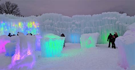 Ice Castles Winter Attraction In Lake George Ny