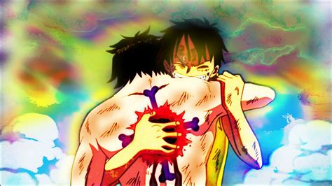Desktop Wallpaper Ace Luffy One Piece Anime Brothers 4k Hd Image