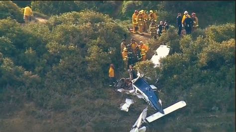 Video Small Plane Slams Into California Hillside Killing The Pilot