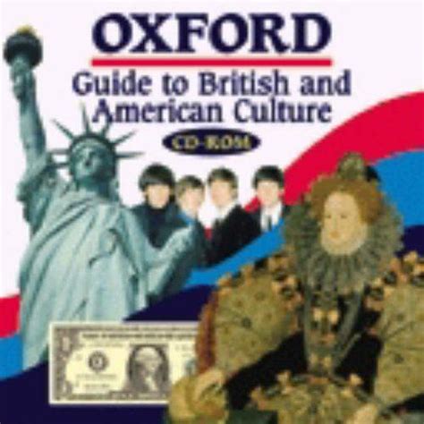 Oxford Guide To British And American Culture