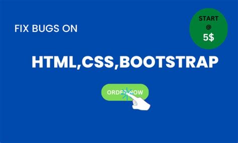 Fix Html Css Bootstrap Js Issues In An Hour By Ganesh Fiverr