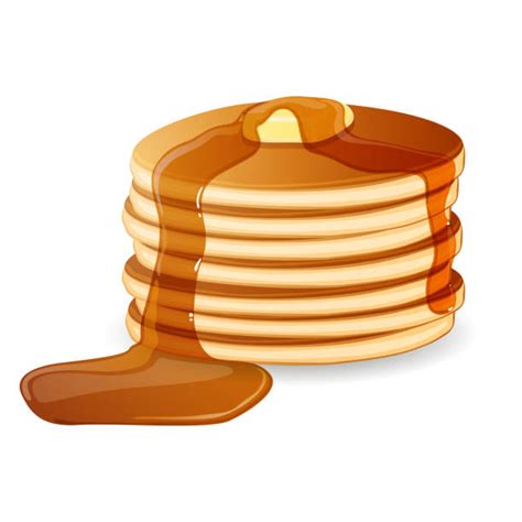 Stack Of Pancakes Clip Art Vector Images And Illustrations Istock