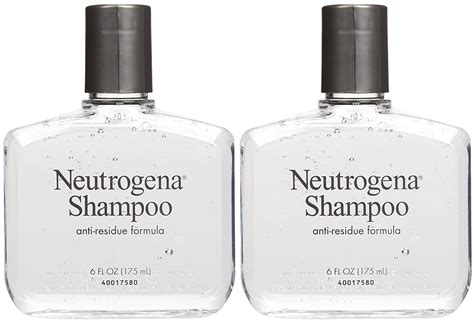 Neutrogena Shampoo Anti Residue 6 Ounce 177ml 2 Pack