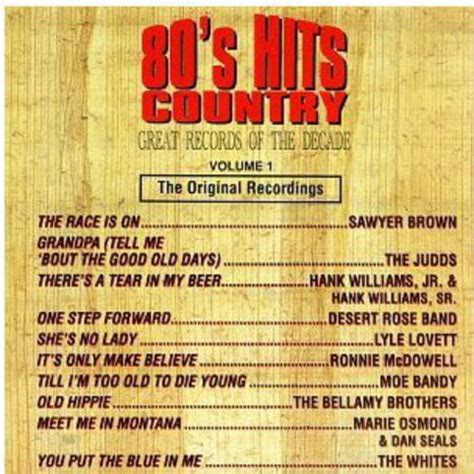 80s Country Hits 1 Various Cd