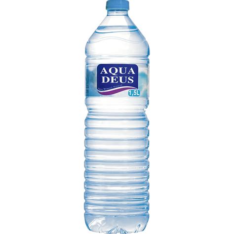 Agua Mineral Natural Sin Gas Botella L Aqua Deus Supermercado