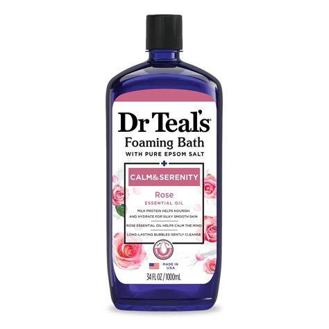 Dr Teals Foaming Bath With Pure Epsom Salt Calm And India Ubuy